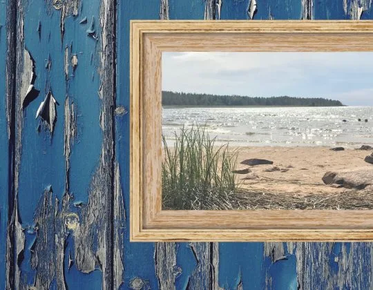 Tavla på en vägg